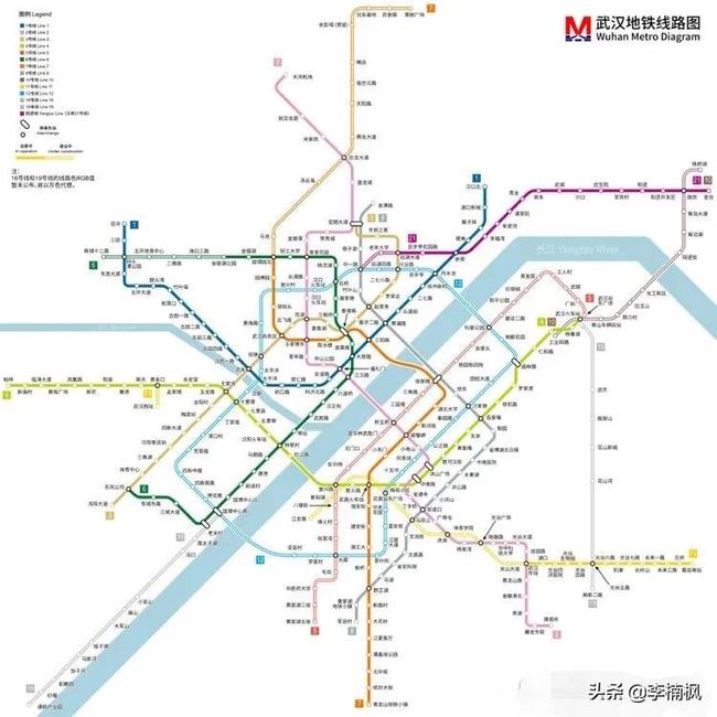 揭秘武汉最新地铁图，11月13日交通脉络全景解析