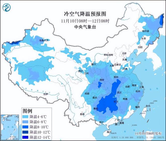 深度解读，湖南预计将在2024年12月10日降温，最新实时预测消息