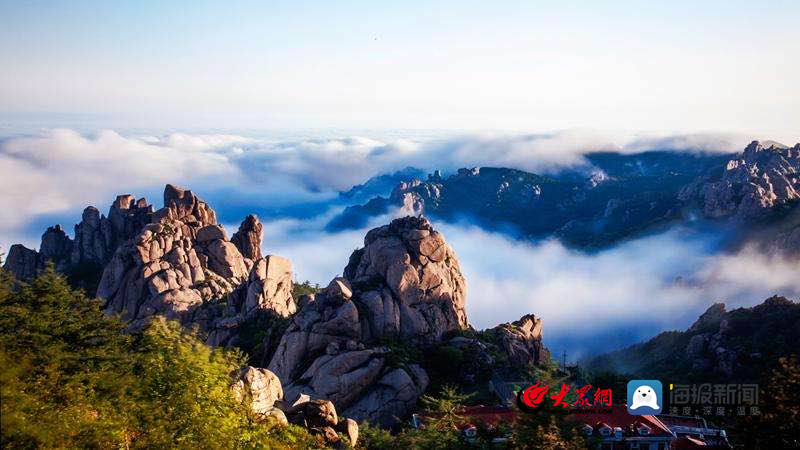 崂山风景区冬日直播奇遇，暖阳下的温馨陪伴